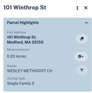 101 Winthrop parcel detail