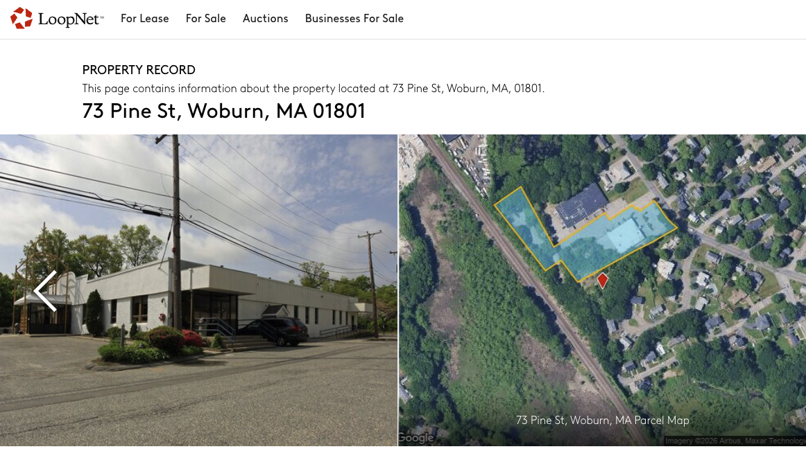 73 Pine St Woburn comparable
